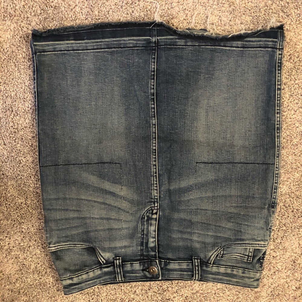jean skirt